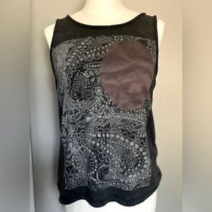 NWT Vintage All Saints Spitalfields Paisley Vest tank tee. UK10 US6. Soft & rare